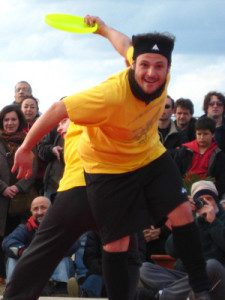 Frisbee in Piazza